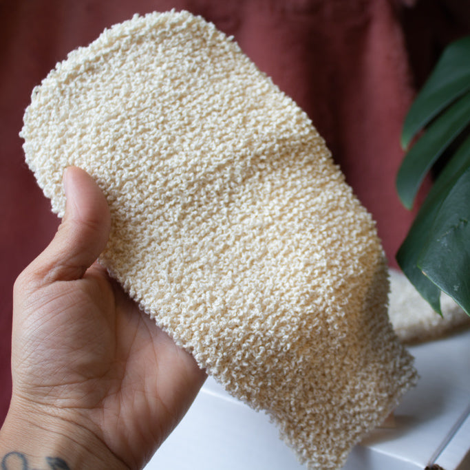 Cotton Exfoliating Glove